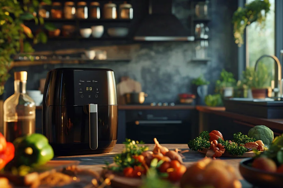 a large air fryer