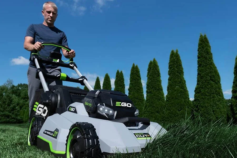 top rated battery lawn mower